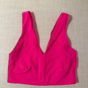 Free people movement: never better crop- hot pink- xsmall